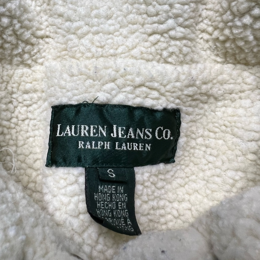 Lauren Jeans Co. Ralph Lauren Mens Fleece Sherpa Denim Jacket - Picture 11 of 15